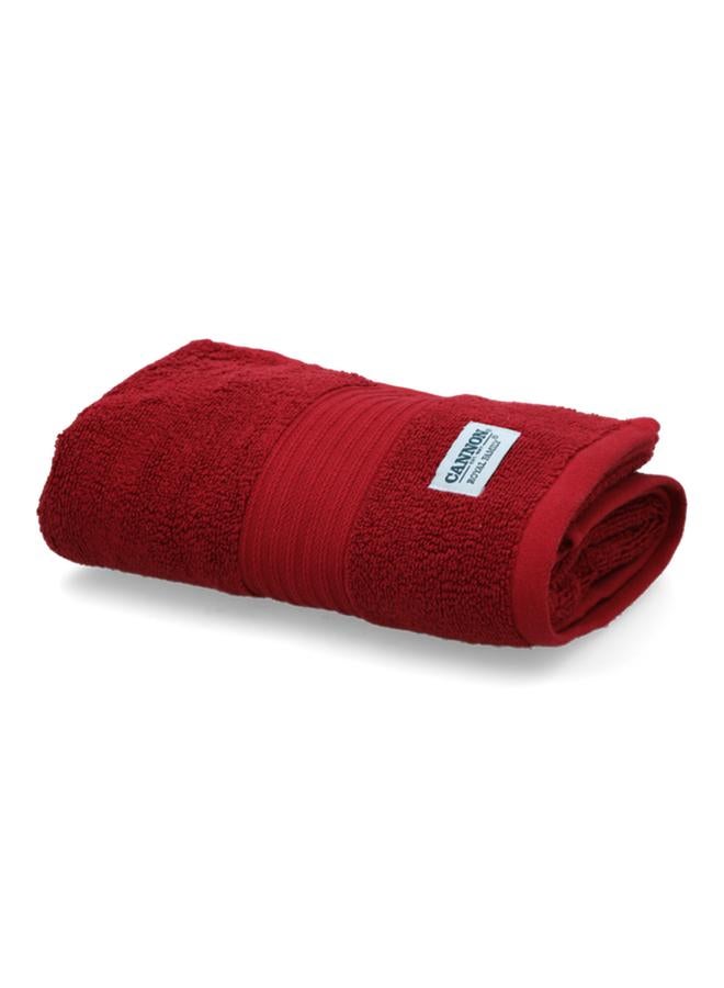 Cannon Highly Absorbent And Quick Drying Cotton Face Towel Burgundy 50 X 100Cm - Image 2