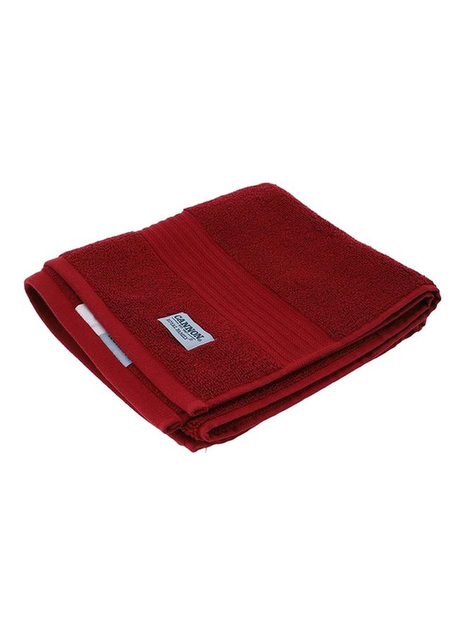 Cannon Highly Absorbent And Quick Drying Cotton Face Towel Burgundy 50 X 100Cm - Image 5