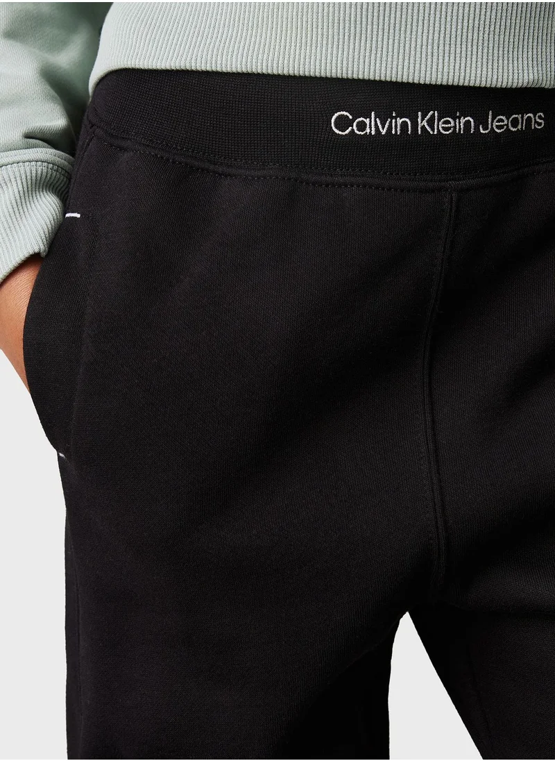 Calvin Klein Jeans Youth Waistband Joggers