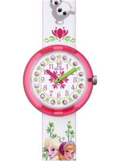 Swatch ساعة ديزني فروزن كوارتز مقاومة للماء للبنات - 32 مم  - Image 1