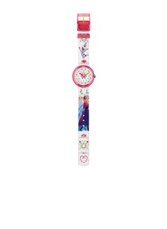 Swatch ساعة ديزني فروزن كوارتز مقاومة للماء للبنات - 32 مم  - Image 2