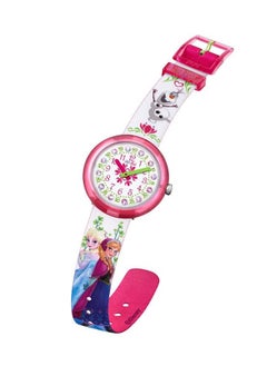Swatch ساعة ديزني فروزن كوارتز مقاومة للماء للبنات - 32 مم  - Image 3