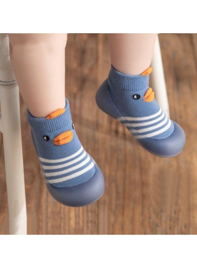 DOOKOO Baby Toddler Sock Shoes, Infant Soft Rubber Sole Shoes, Breathable Cotton First Walking Shoes, Anti Slip for Kids Baby Girls Boys - Image 5