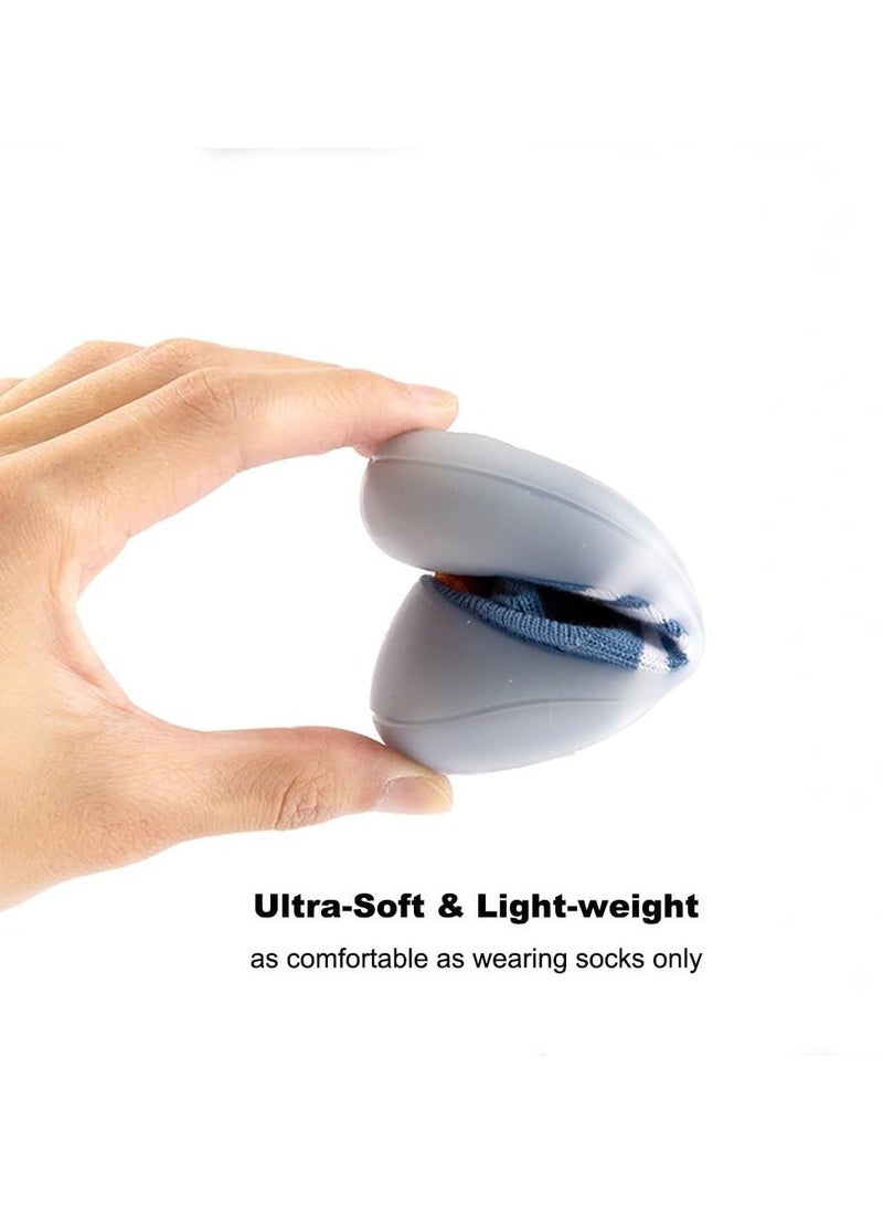 DOOKOO Baby Toddler Sock Shoes, Infant Soft Rubber Sole Shoes, Breathable Cotton First Walking Shoes, Anti Slip for Kids Baby Girls Boys - Image 3