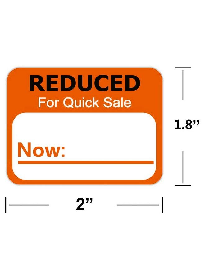 Remarkable Reduced For Quick Sale Stickers Price Reduced Retail Labels Stickers For Retail Clearance 1.8 X 2 Inch 500 Pcs Roll - Image 3