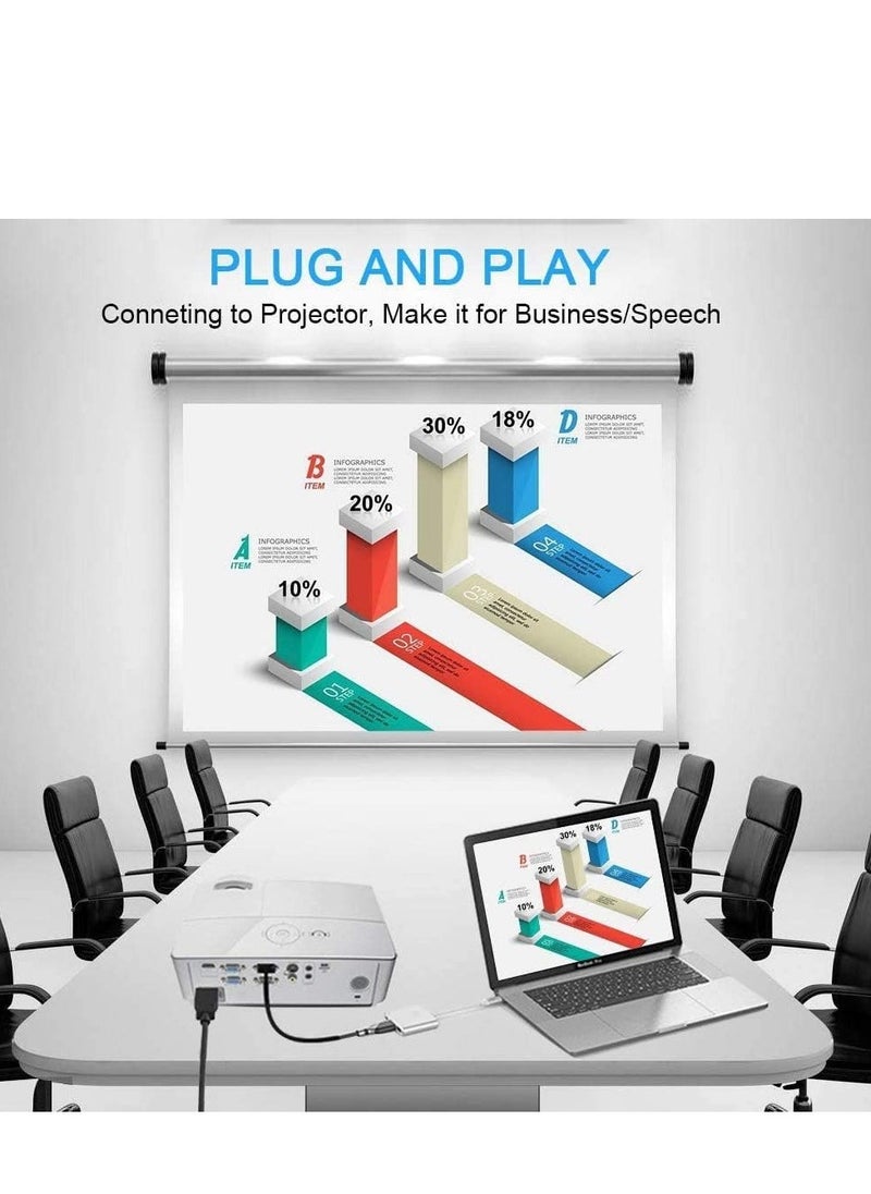 ELTRAZONE USB C to HDMI Multiport Adapter 3-in-1 Type-C Hub with Thunderbolt 3 to HDMI 4K Output, USB 3.0 Port, PD Quick Charging Port – Digital AV Adapter for MacBook Pro, MacBook Air, Projectors, Monitors - Image 4