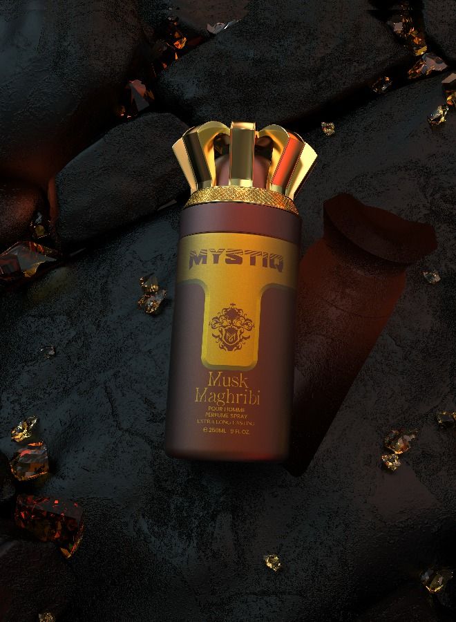 MYSTIQ MUSK MAGHRIBI 250ML BODY PERFUME SPRAY - Image 2