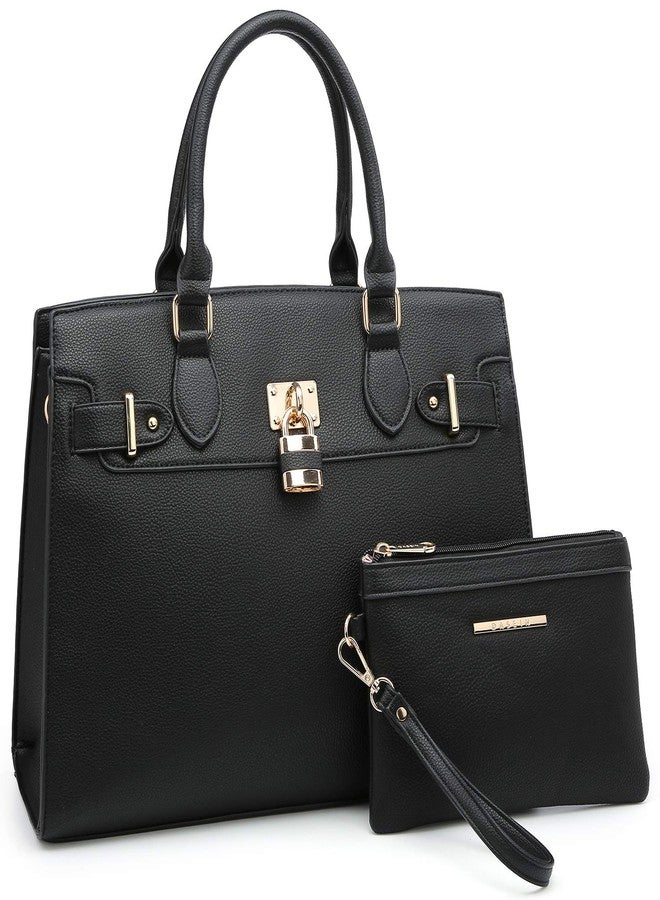 Dasein Women Handbags and Purses Ladies Shoulder Bag Top Handle Satchel Tote Work Bag with Wallet - Image 1