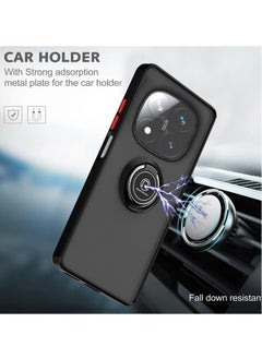 ELTRAZONE Xiaomi Redmi Note 14 Pro Plus 5G Case – Rotational Metal Ring Grip, Kickstand Feature, Magnetic Car Mount Holder, Shockproof TPU Bumper for Ultimate Protection – Slim, Durable Case for Redmi Note 14 Pro Plus 5G  - Image 5