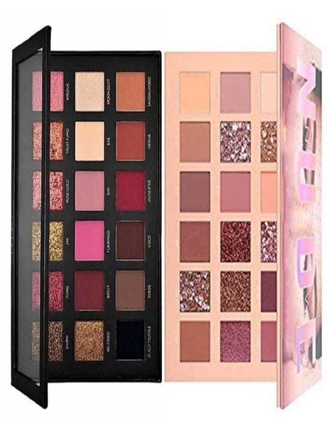 HUDACRUSH BEAUTY New Nude and Rose Gold Remastered Edition Eyeshadow palettes (36 Shades in One kit) - Image 1
