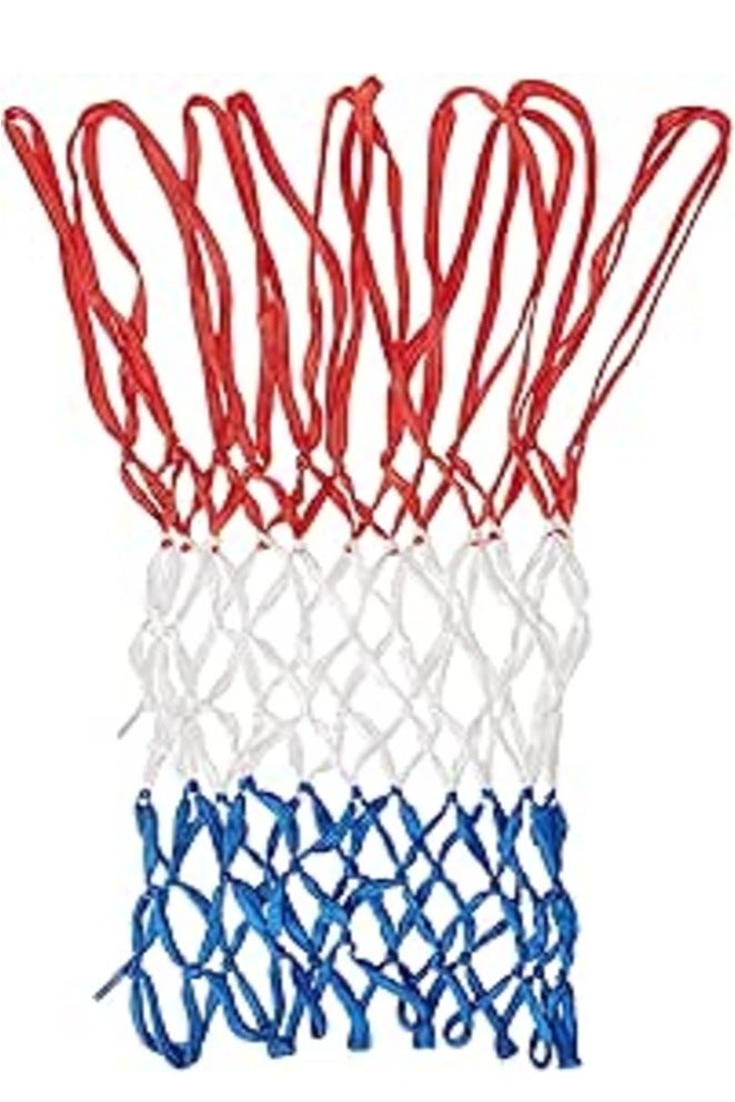 SPALDING Spalding RWB Heavy Duty Basketball Net – All-Weather, Durable Red White Blue Net - Image 3
