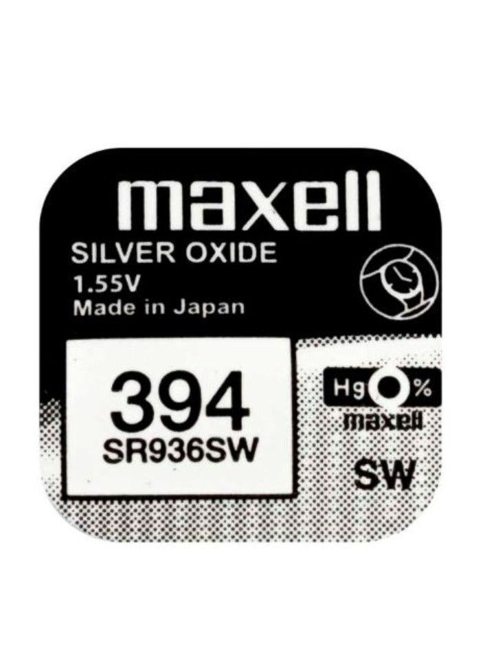 ماكسل 1 قطعة ماكسيل 394/SR936SW أكسيد الفضة 1.55 فولت - البطارية