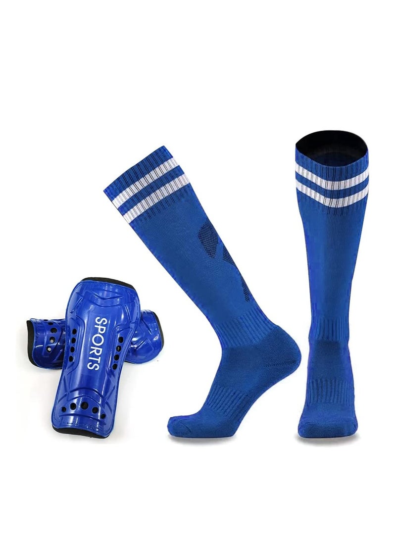 Excefore Youth Soccer Shin Guards for Kids Shin Pads and Shin Guard Sleeves Child Calf Protective Gear Protective Soccer Equipment for Boys Girls Toddler Teenagers 3-15 Years Old - Image 1