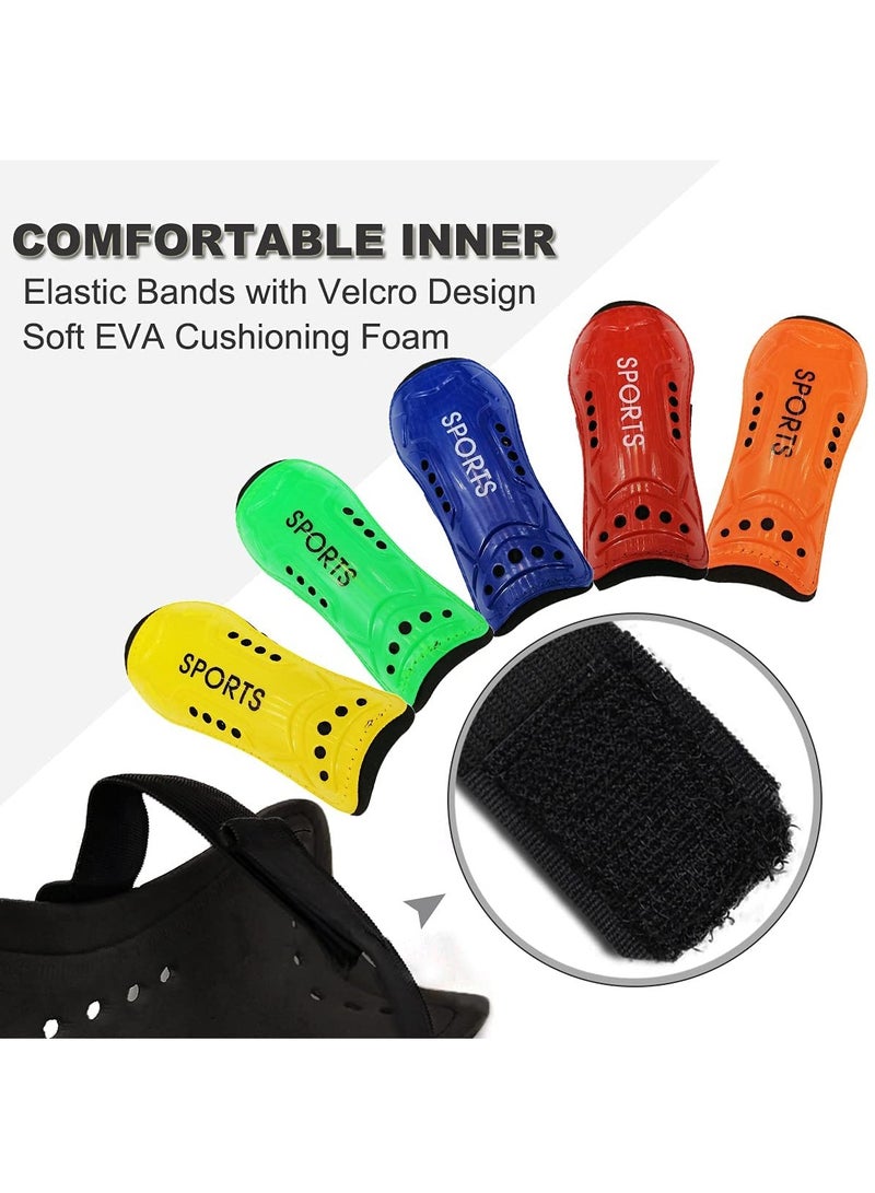 Excefore Youth Soccer Shin Guards for Kids Shin Pads and Shin Guard Sleeves Child Calf Protective Gear Protective Soccer Equipment for Boys Girls Toddler Teenagers 3-15 Years Old - Image 5