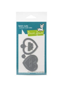 Lawn Fawn Lawn Cuts Custom Craft Die Heart Shaker Gift Tag Lf2174  - Image 2