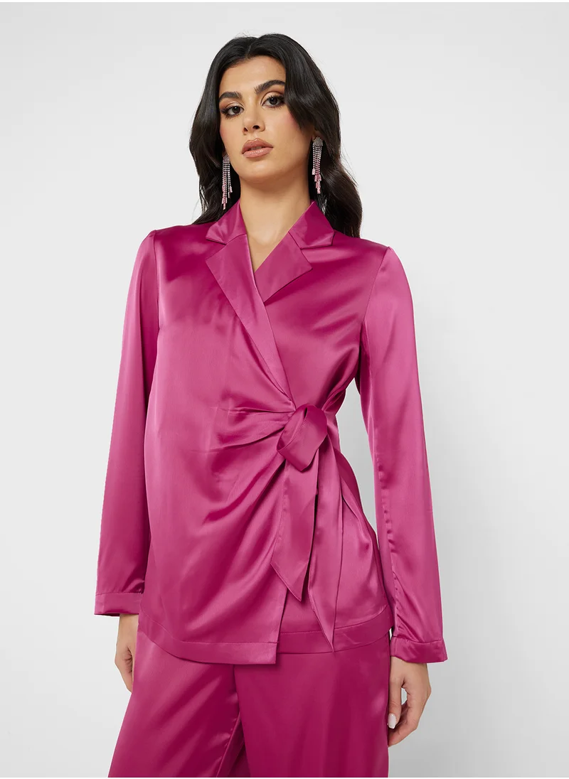 VERO MODA Vmflowi Knot Detail Wrap Blazer