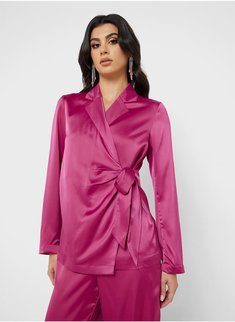 VERO MODA Vmflowi Knot Detail Wrap Blazer  - Image 1
