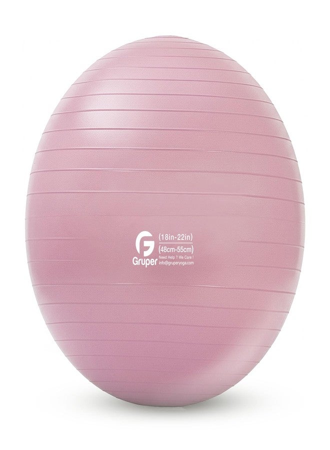 Gruper Yoga and Pilates Ball,4 Sizes 15 inch-30 inch Gym Ball for Fitness, Yoga, Workout, Pregnancy and Physical Therapy,Quick Pump Included,Great as Yoga Ball Chair for Office or Home Gym Equipment - Image 1