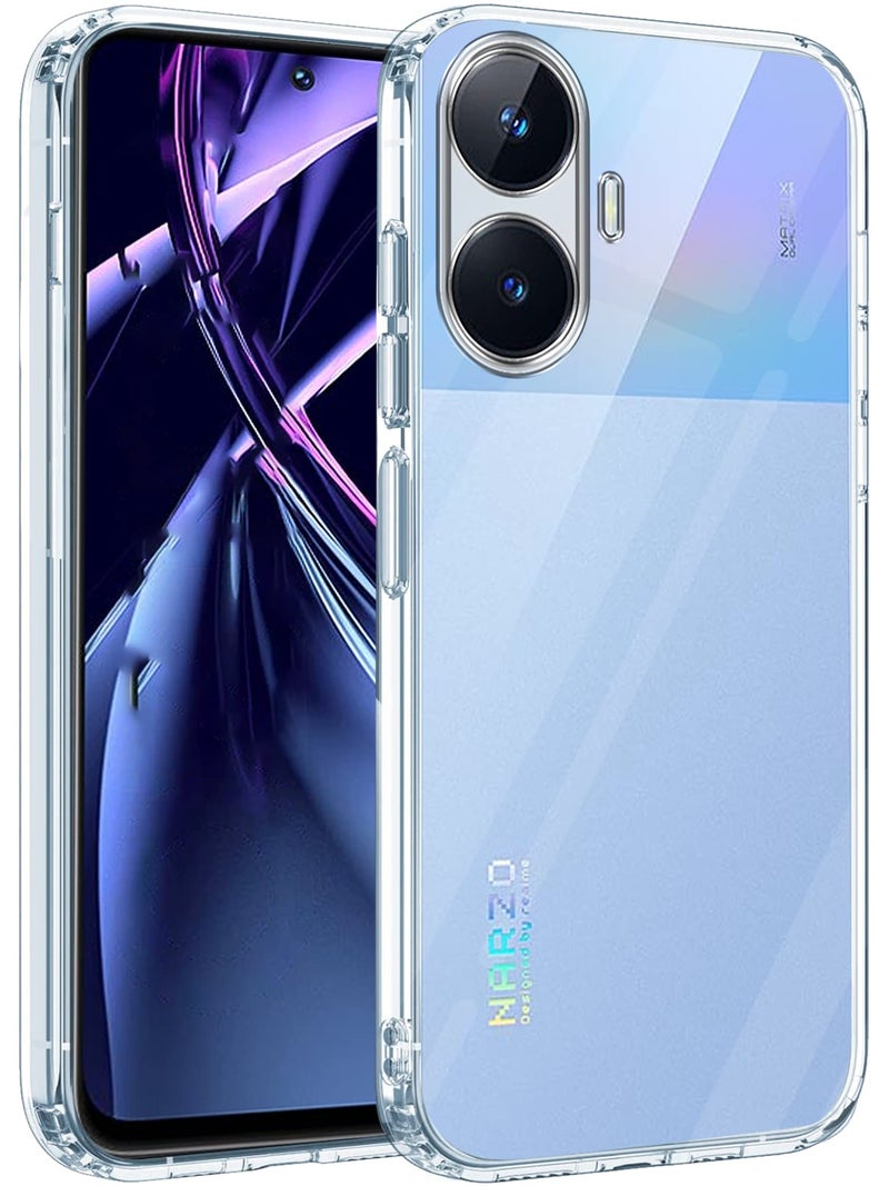 Jkobi Back Cover for Realme Narzo N55 (Silicone Clear Shockproof Case with Camera Protection | Soft and Flexible | Transparent) - Image 4