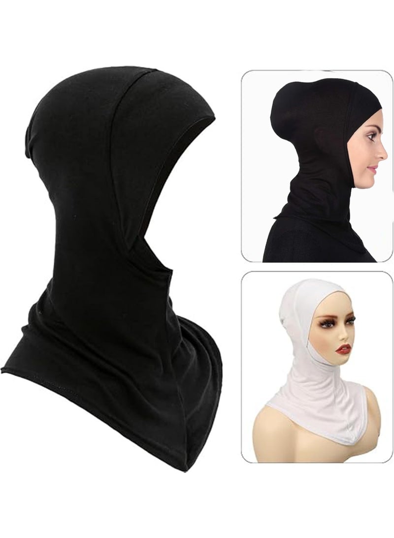 بينكو غطاء داخلي كامل للحجاب، حجاب إسلامي أسود - Image 4