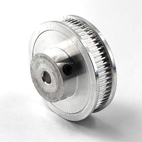 Flomore Timing Belt Pulley 60 Teeth 5mm Bore for 3D Printer CNC 6mm Width Belt Pack of 2 (Wrench Included) - Image 2