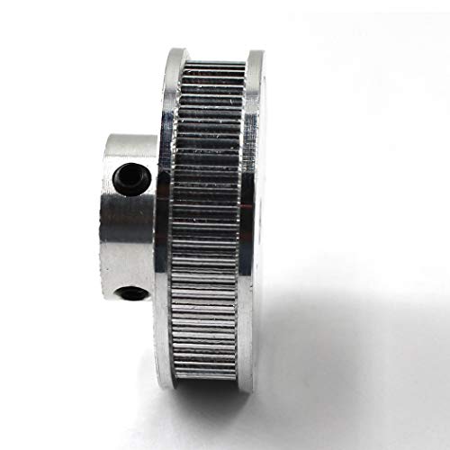 Flomore Timing Belt Pulley 60 Teeth 5mm Bore for 3D Printer CNC 6mm Width Belt Pack of 2 (Wrench Included) - Image 3