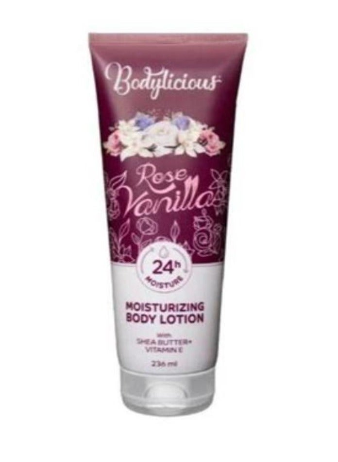 بودي ليشاس لوشن مرطب للجسم بالورد والفانيليا  236 مل