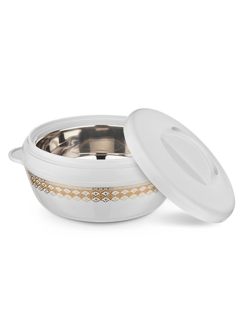 Karishma Stainless Steel Insulated Casserole Hot & Cold Food Warmer White - 5000ML - pzsku/Z3B9867EE03C749D69D8EZ/45/_/1738135116/54afc019-92c2-47eb-9dba-6b880ab1f21f