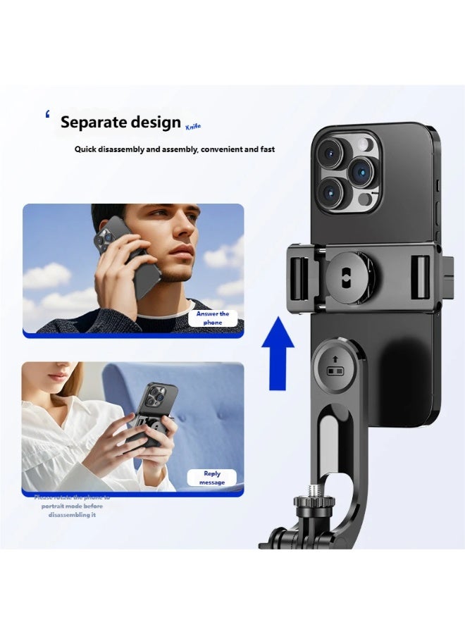 Extendable Anti-Shake Selfie Stick with Bluetooth Remote & Tripod Stand for Mobile Phone Live Streaming & Photography - Image 3