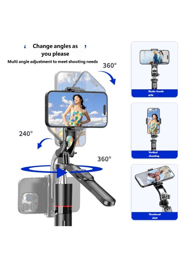 Extendable Anti-Shake Selfie Stick with Bluetooth Remote & Tripod Stand for Mobile Phone Live Streaming & Photography - Image 2