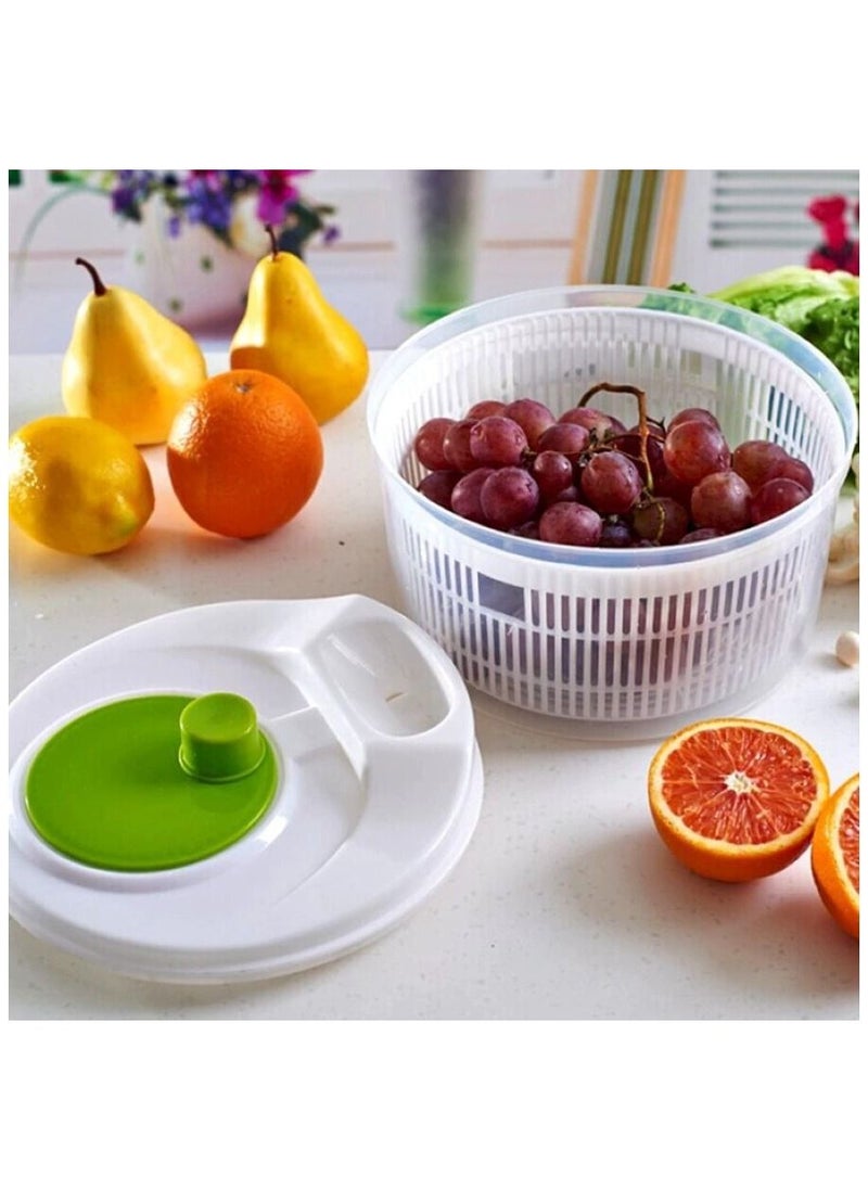 Lady Kitchen - Fruit and vegetable drainer, with rotating handle- 3 liter capacity - Image 1