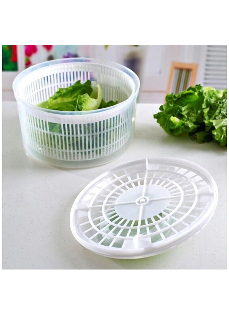 Lady Kitchen - Fruit and vegetable drainer, with rotating handle- 3 liter capacity - Image 1