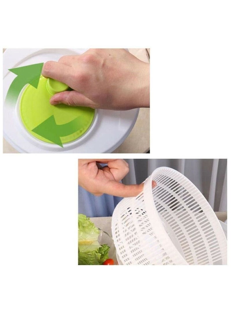 Lady Kitchen - Fruit and vegetable drainer, with rotating handle- 3 liter capacity - Image 1