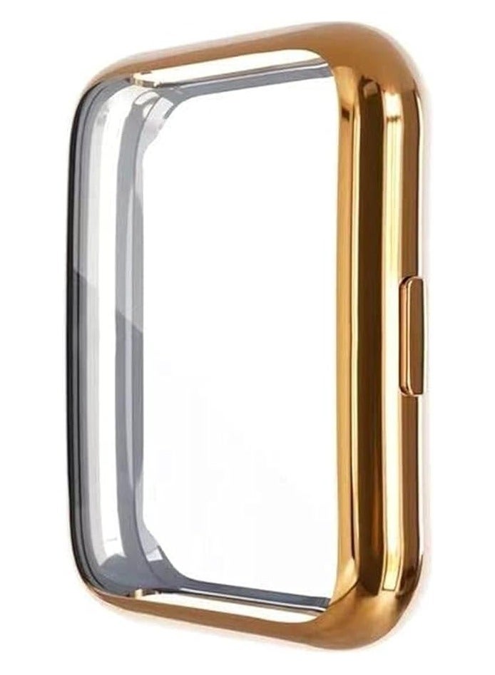 Soft TPU Shockproof Flexible Screen Protector Case for Huawei Watch Fit 2 (Rose Gold)