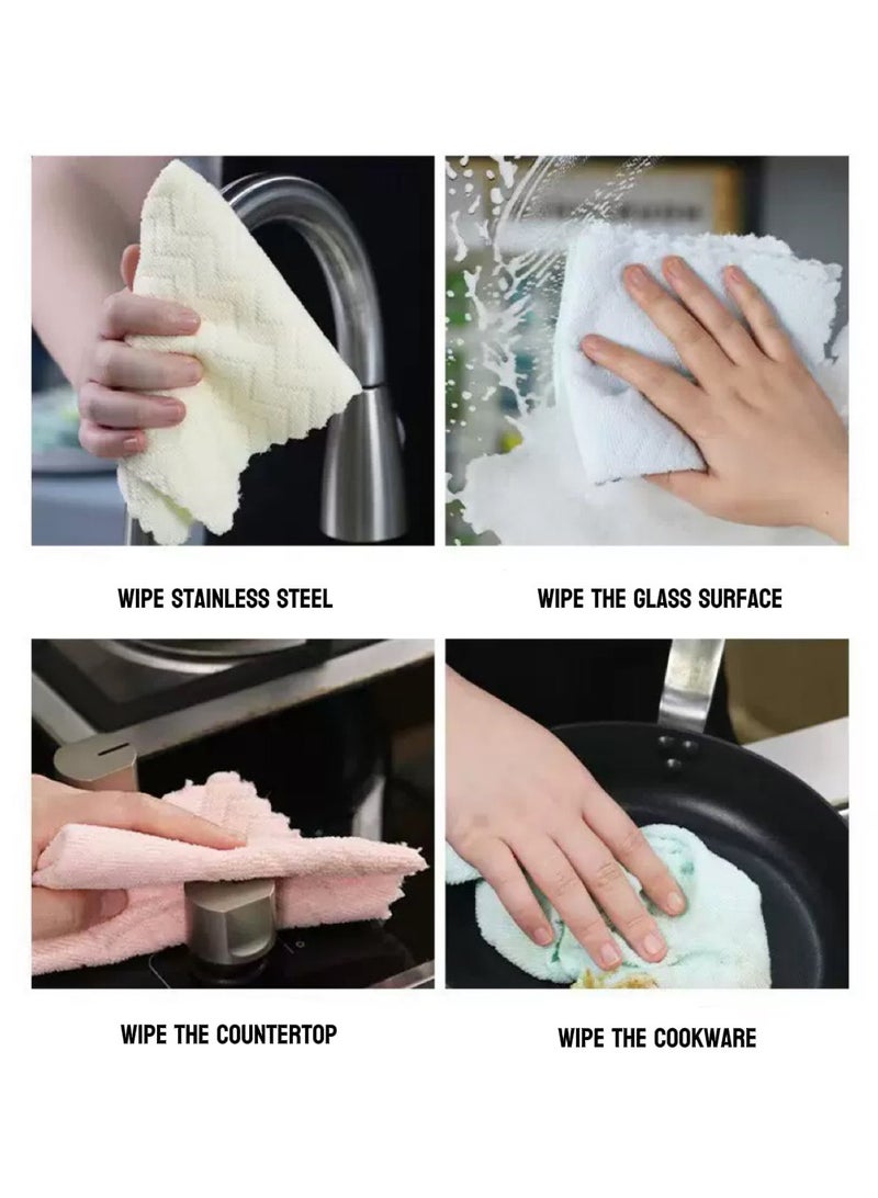 TNGames Ultra-Fiber Cleaning Cloths – 30-Pack-High-Absorption, Lint-Free Reusable Cloths (22.5cm × 22.5cm) Perfect for cars, homes, kitchens, and glass cleaning. - Image 4