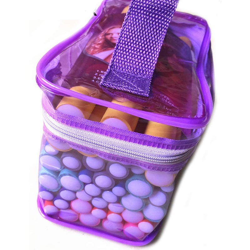 Pinkiou Hair Curlers Rollers Flexi Rods 42 Pack - Heatless Hair Curlers with Bag, 7 Sizes Flexible Curling Rods Set for Short Long Hair, No Heat Bendable Curling Rods - Image 3