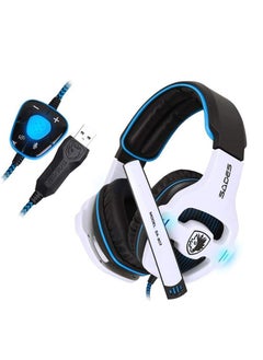 Sades SA-903 Gaming Headset Stereo 7.1 Surround USB Headphone with Microphone for PC Laptop  - Image 1