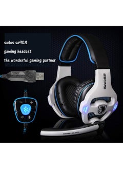 Sades SA-903 Gaming Headset Stereo 7.1 Surround USB Headphone with Microphone for PC Laptop  - Image 2