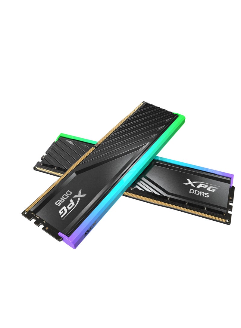 ADATA XPG lancer blade RGB16GB 2X8 5600MHZ CL46 DDR5 Memory BLACK (AX5U5600C468G-DTLABRBK ) - Image 1
