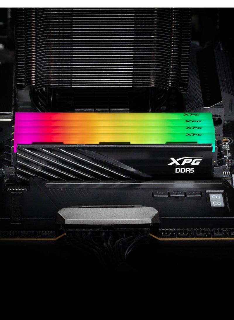 ADATA XPG lancer blade RGB16GB 2X8 5600MHZ CL46 DDR5 Memory BLACK (AX5U5600C468G-DTLABRBK ) - Image 3