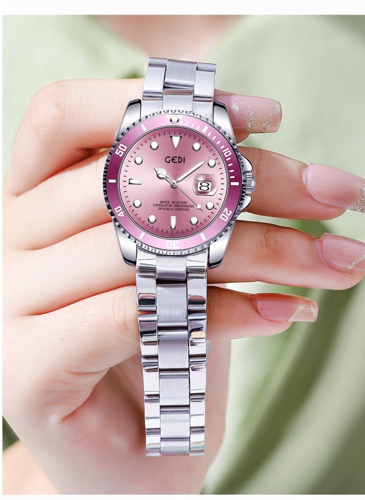 Ladies Fashionable Diamond Waterproof Quartz Watch - pzsku/Z3B98F417716C5513F2CBZ/45/_/1731477171/929a9ee6-792e-4f0a-9d96-74a785b14176