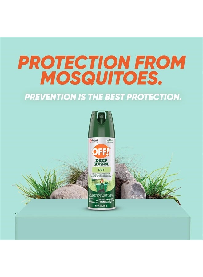 OFF! Deep Woods Dry Insect Repellent, 4 oz - Image 2