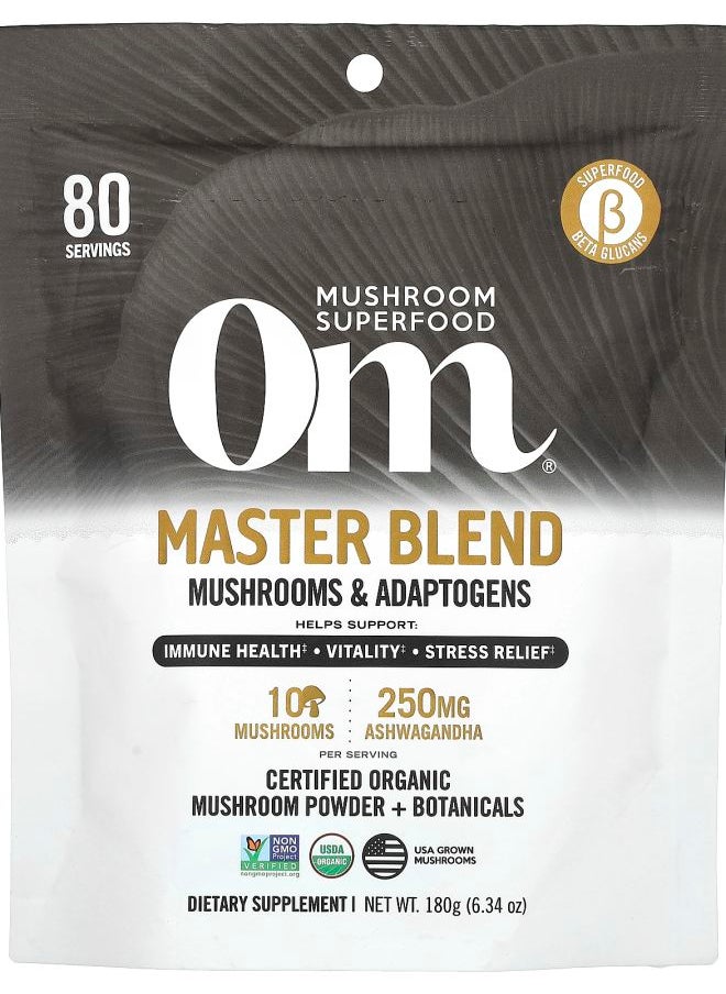 Master Blend Certified Organic Mushroom Powder + Botanicals 6.34 oz (180 g) - pzsku/Z3B9917DDA81935B94939Z/45/_/1729515405/96052bef-a33c-4959-a081-2d725191b7dc