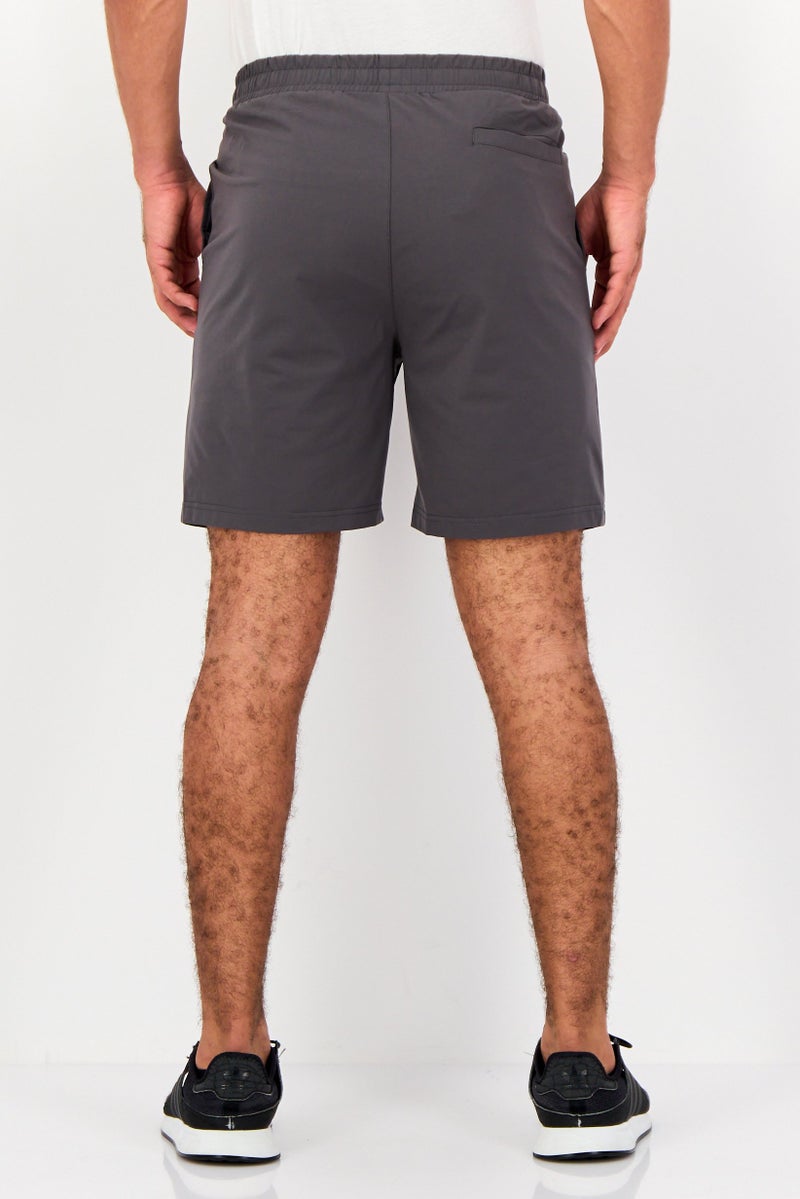 RBX Men Sportswear Fit Outdoor Shorts, Dark Grey  - Image 3
