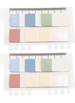 Sorandy Transparent Sticky Notes 2 Sets Translucent Index Tabs Page Markers For Book Annotation Clear Book Tabs Tape Flags For Notebooks Documents Page Markers Labels Stickers  - Image 1