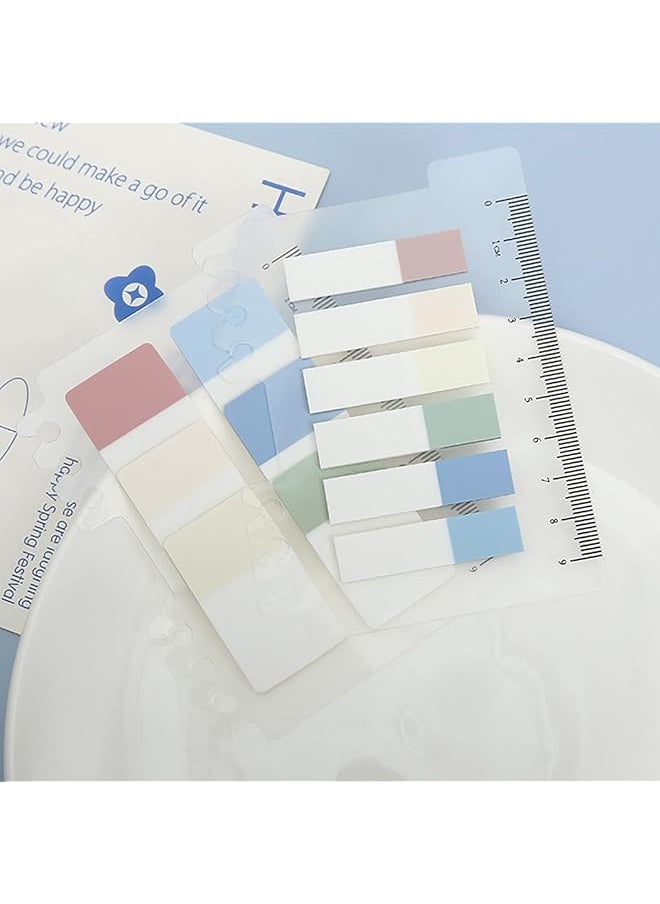 Sorandy - Transparent Sticky Notes 2 Sets Translucent Index Tabs Page Markers For Book Annotation Clear Book Tabs Tape Flags For Notebooks Documents Page Markers Labels Stickers - Image 1