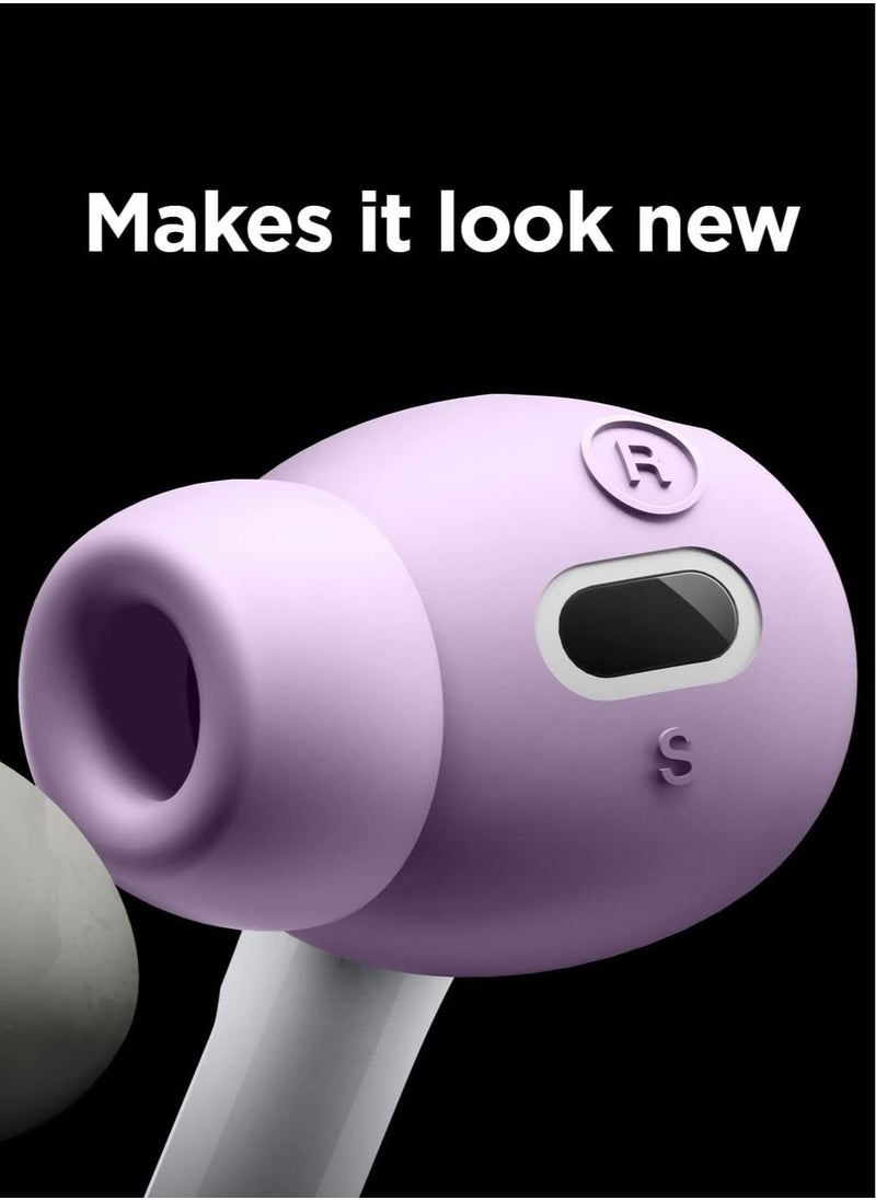 Elago Ear Tips for AirPods Pro 2 Compatible with Apple AirPods Pro 2nd Gen with Earbuds Cover 3 Sets / 3 Sizes - Lavender  - Image 3