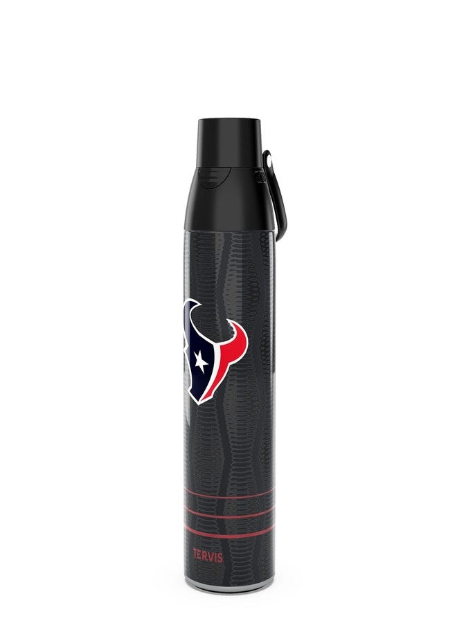 Tervis Venture Water Bottle NFL® Houston Texans - Full Speed Triple Walled Insulated Tumbler Travel Cup Keeps Drinks Cold & Hot, 26oz, Stainless Steel - Image 1