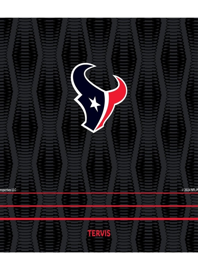 Tervis Venture Water Bottle NFL® Houston Texans - Full Speed Triple Walled Insulated Tumbler Travel Cup Keeps Drinks Cold & Hot, 26oz, Stainless Steel - Image 2