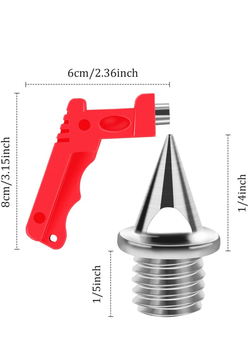 SYOSI مسامير بديلة لأحذية الجولف وألعاب المضمار والميدان مع مفتاح ربط لتدريبات رياضة العدو السريع (110 قطعة) - Image 5